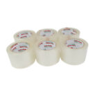 6 Rolls Carton Sealing Tape 2.0 Mil 3 Inch 110 Yards Clear