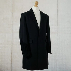 Pretty Green Black Label Wool - Cashmere Blend Crombie Size X-Large Fits Large - Imagen 1 de 22