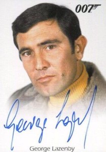 James Bond Archives 2015 Edition George Lazenby Autograph Card