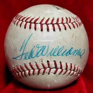 1950s TED WILLIAMS Signed J.C. Higgins FIRE BALL BOSTON RED SOX TEAM vtg HOF - Picture 1 of 7