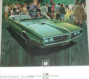 1968 Pontiac advertisement page, Pontiac FIREBIRD, 2-door convertible - Picture 1 of 4