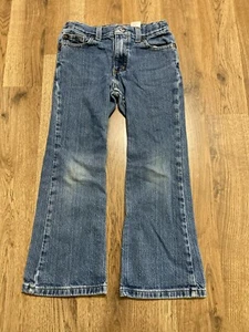 Arizona Jeans, Girl's Size 6X, Blue, Denim, Bootcut, Pockets, Medium Wash - Picture 1 of 9