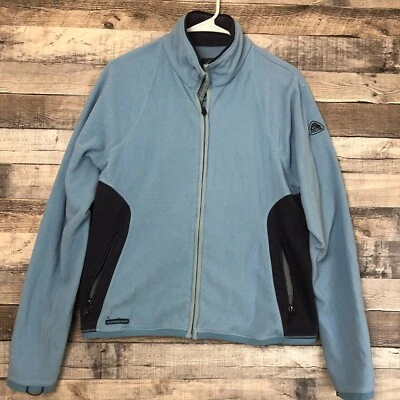 Nike Womens ACG Blue Fleece Zip Up Jacket Size Large Thermal Layer 2 - Image 1 of 4