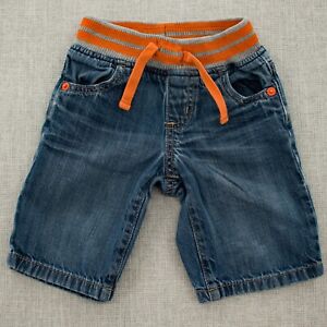 Crazy 8 Toddler Boy Pull On Jeans Pockets Elastic Waist Sz 18-24 Months
