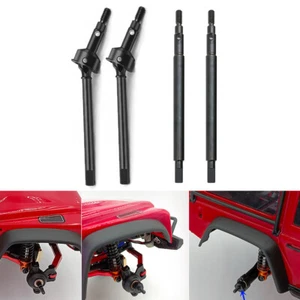 Hard Steel Front/Rear Axle CVD Drive Shafts for 1/18 RC Crawler Car TRX4M Parts - Picture 1 of 9