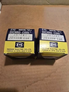 (2) Iwasaki MR16/12V Dichro-Cool JR1201 12V 20W ESX Bulb - Picture 1 of 1