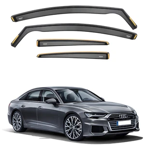 ISPEED Wind Deflectors for Audi A6 C8 2018-2024 4-Door Saloon 4pc Set Visors - Picture 1 of 9