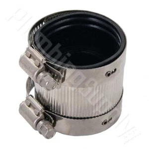 No-Hub Coupling 3" x 1-1/2" for Drain Waste& Vent Pipes - Picture 1 of 2