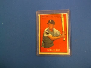 1961 Topps Baseball # 477 MVP Nellie Fox VG-EX - Picture 1 of 2