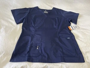 Adar | Pro Scrubs For Women | Blue Size XL | Elevated V-Neck Scrub Top NWT - Picture 1 of 8