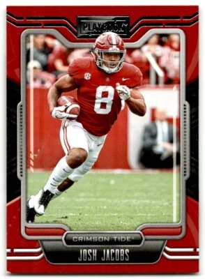 2022 Panini Chronicles Draft Picks Playbook Josh Jacobs Alabama Crimson Tide #22 - Image 1 of 2