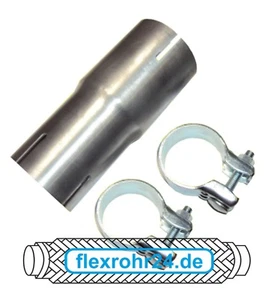 Rohrverbinder Reduzierstück Adapter 60mm auf 55mm Auspuffanlage - Picture 1 of 1