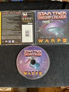 Star Trek: Starship Creator Warp II Vintage PC Game (Windows/Mac, 1999) - Picture 1 of 2