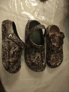 NEW MENS CAMOUFLAGE BEACH NURSE CLOGS SANDALS - Picture 1 of 4