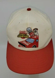 Vintage Coca Cola Always a Champion Snap back hat Racing Made in USA G4 - Picture 1 of 8