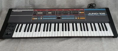 Roland JUNO-106 61-Keys 6 Voice Programmable Polyphonic Synthesizer Keyboard - Image 1 of 4
