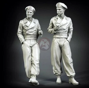 Tanqueros alemanes Panzer Art 1/35 principios de la guerra 1939-40 Segunda Guerra Mundial en ruptura (2 figuras) FI35-018 - Imagen 1 de 1