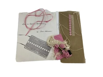 Lace On Canvas Chatelaine By Peni Harmon Canvas Pattern With Supplies - Started - Image 1 of 4