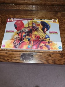 Deadpool and Wolverine 4K UHD Blu Ray Steelbook UK Edition - New and Sealed - Picture 1 of 2