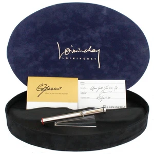2002 LOIMINCHAY OPUS LIMITED EDITION WHITE GOLD 18K M NIB FOUNTAIN PEN - Picture 1 of 9
