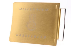 [Unused] Hasselblad Original Film Back Dark Slide MILLENNIUM Gold From JAPAN - Picture 1 of 12