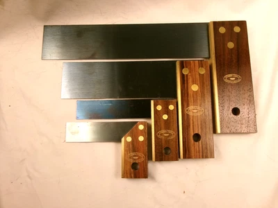 GRADUATED SET OF 4 CROWN TOOLS TRY SQUARES - Image 1 of 4