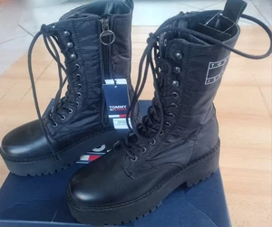 NEW♡TOMMY HILFIGER♡STIEFELETTEN/Stiefel-BOOTS z.Mantel/Jacke,Jeans*Gr.40*NP190€ - Bild 1 von 12