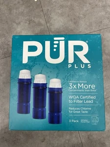 PUR Plus Water Pitcher Filter with Lead Reduction 3 Pack - Picture 1 of 2