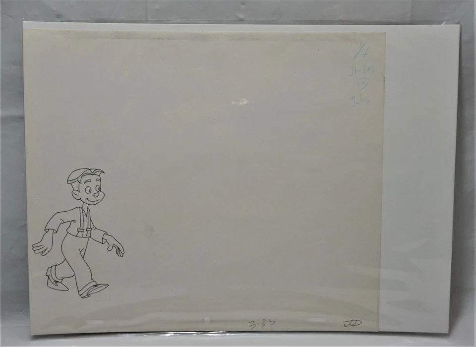 De Volta para o Futuro: Série Animada Esboço a Lápis Desenhado à Mão de Jules Brown #03 - Imagem 1 de 3