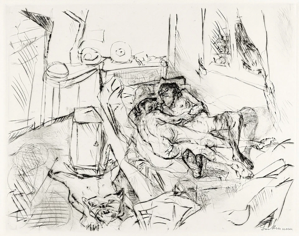 Max Beckmann The Lovers Figures & Portraits Giclée Prints Fine canvas 2000-Now - Image 1 of 1