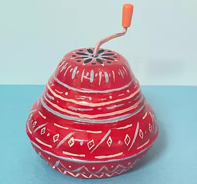 Jouet ancien Boite à musique Moulin musical en tôle peinte - Photo 1/4