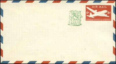 US Scott #UC30a UPSS #AM82-46 MNH Overprint on Back From Over Inking - Image 1 of 2