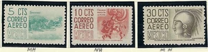 A & A ISSUE  "5,10 & 30c AIR MAIL STAMPS" -aa47,49 &55.  PPR #2  (AR106)* - Picture 1 of 1