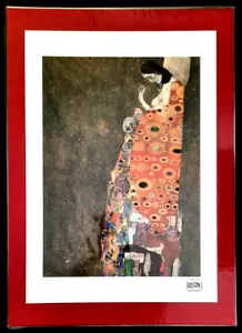 Gustav Klimt - 70x50 cm Auflage mit einem goldenen Passepartout Nr. 18/200 - Bild 1 von 4