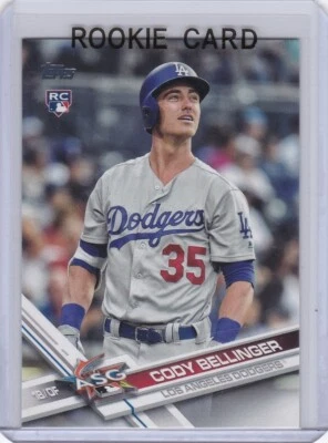 CODY BELLINGER ROOKIE CARD 2017 Topps Update Baseball RC Cub Dodgers NY YANKEES! - Image 1 of 2