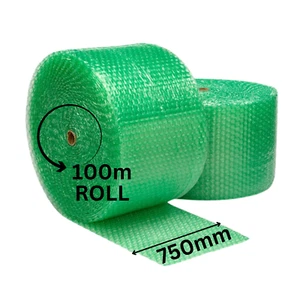 750mm x 100m | Bio-Degradable Bubble Wrap | Eco-Friendly Protective Packaging - Picture 1 of 3