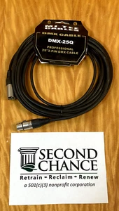 DMX-25Q 25' 3-Pin DMX Cable Gauge DMX cable ~ MI TEE Cable - Picture 1 of 5