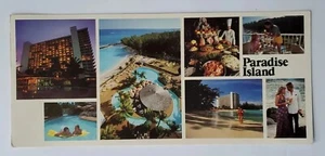 Postcard Holiday Inn Paradise Island Nassau Bahamas Posted 1987 Stamped Writing - Picture 1 of 9