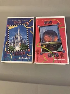 Walt Disney Attractions (Set of 2 1991) day at the Magic Kingdom - Epcot Center - Picture 1 of 12