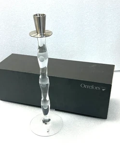 ORREFORS Celeste Cut Candle Holder | Handmade in Sweden | 6268567 | - Picture 1 of 5