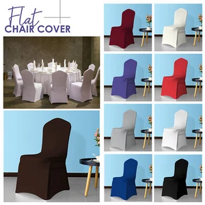 Wedding Chair Covers Spandex Stretch Banquet Seat Slipcovers for Party & Events - Picture 1 of 110