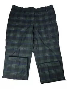 J.Crew Cafe Capri Wool Pants Women’s Sz 10 Tartan Plaid 34x26 Office Work - Imagen 1 de 13