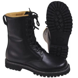 Bw Ejército Federal Petate Botas de Combate Cuero Completo 37-50 Militares Piel - Imagen 1 de 30