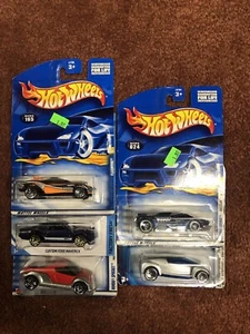Hot Wheels Anfang 2000er Konvolut 5 Autos Neu in OVP - Bild 1 von 6