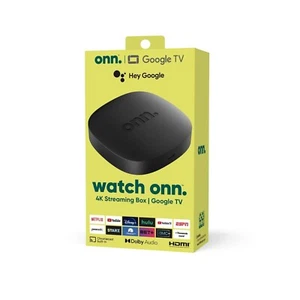 Onn. Google TV 4K Streaming Box (New, 2023), 4K UHD resolution. Brand NEW - Picture 1 of 4