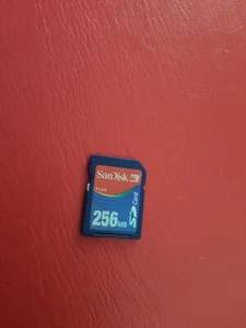 Vintage SanDisk 256MB Memory SD Card Secure Digital 256 MB $10 SHIPPED IN USA - Picture 1 of 2