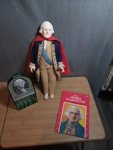 General Presidente George Washington Effanbee Muñeca Figura Libro Moneda Banco Piggy - Imagen 1 de 12