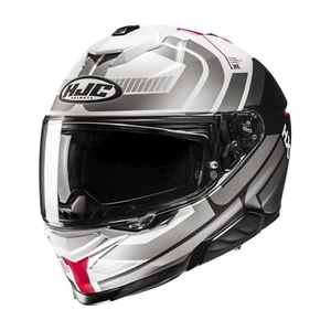 HJC i71 Viz MC-1SF rot Integral Helm 55/56-S mit Sonnenblende - Picture 1 of 1