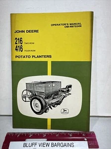 1950's John Deere Operator's Manual OM-N97524N Potato Planter - Picture 1 of 4