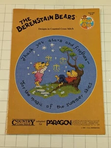 The Berenstain Bears Cross Stitch Pattern Book #5087, 1983 Paragon Needlecraft - Picture 1 of 7